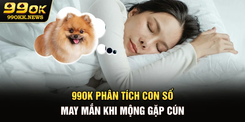 99OK phân tích con số may mắn khi mộng gặp cún