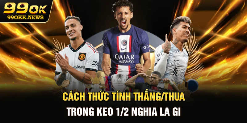 Cách thức tính thắng/thua trong keo 1/2 nghia la gi