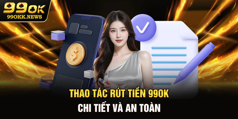 Thao tác rút tiền 99OK chi tiết và an toàn